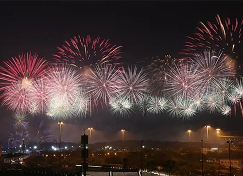富源县焰火晚会